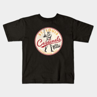 Old Style St. Louis Cardinals by Buck Tee Kids T-Shirt